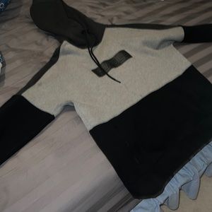 Black and Gray American Eagle Hoodie